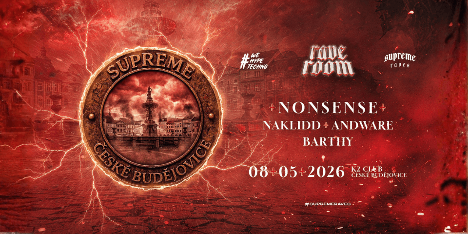 RAVE ROOM - Budějovice 2026