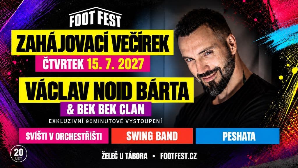 Footfest 2027 â zahajovacĂ veÄĂrek